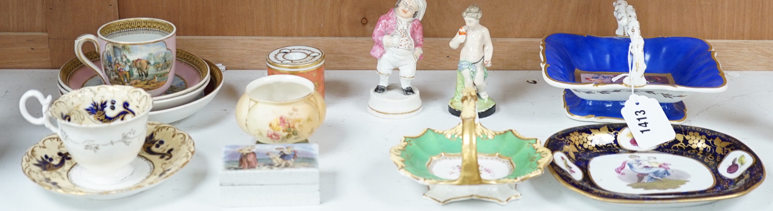 A group of 19th century English porcelain